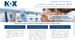 Desktop Screenshot of noxchemicals.com.br