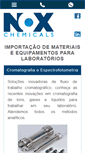 Mobile Screenshot of noxchemicals.com.br
