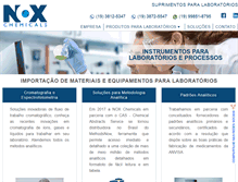 Tablet Screenshot of noxchemicals.com.br